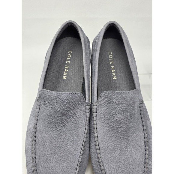 Cole Haan Hardwich Men\'s Casual Shoes Loafers Blue Leather C41887 Size 12M New